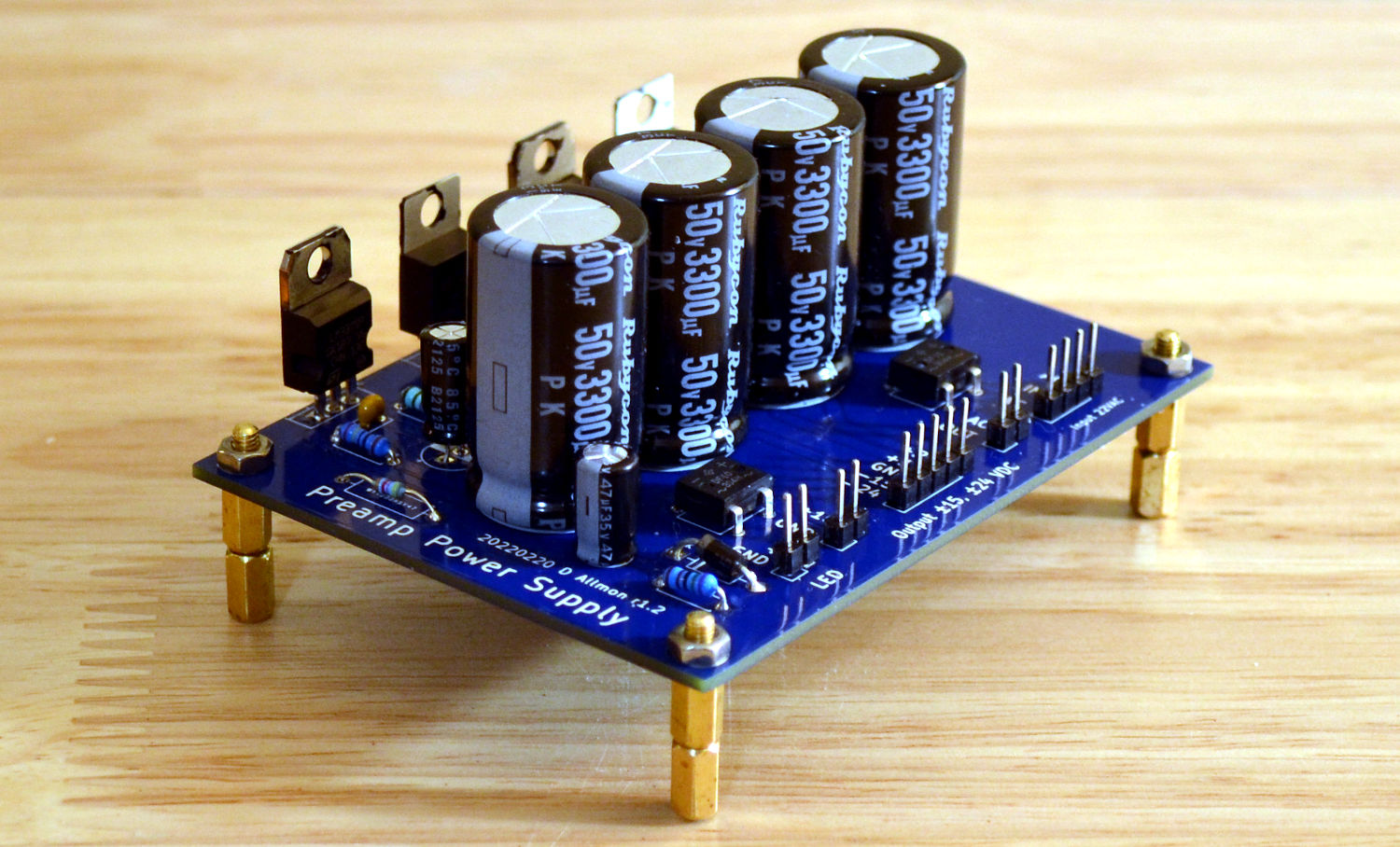 Power supply board assembled