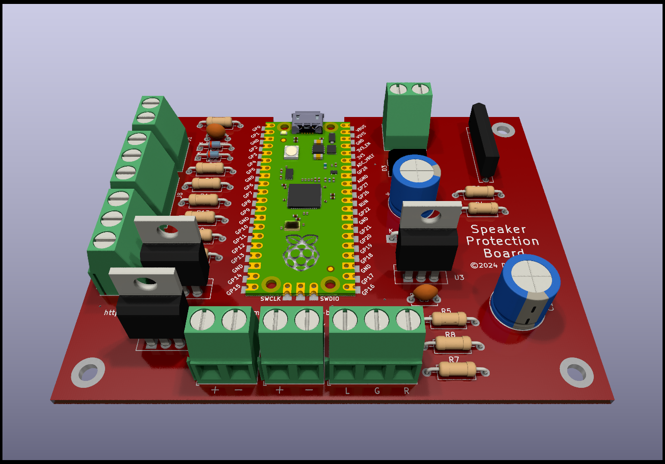 Finished protection board