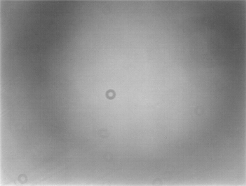 Telescope flat field image